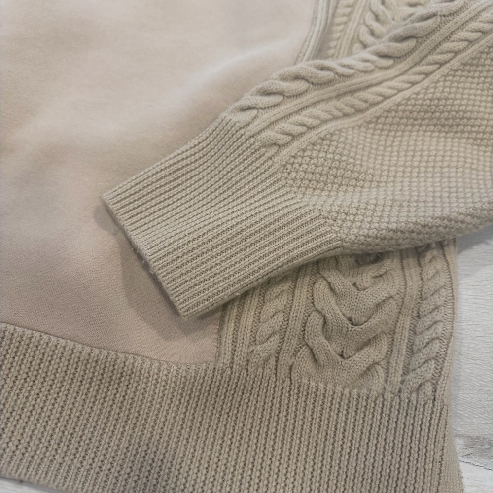 La Ligne Beige Knit Hoodie - Picture 6 of 6
